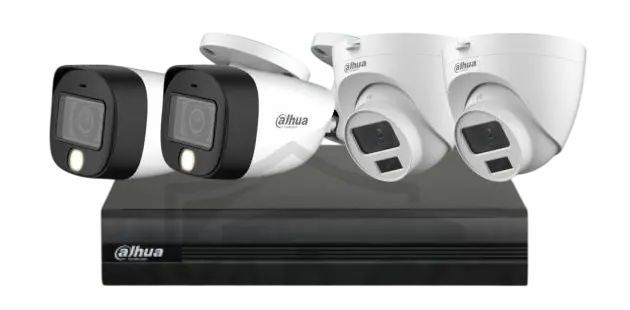 Dahua 4 Kamera - Full Color Audio