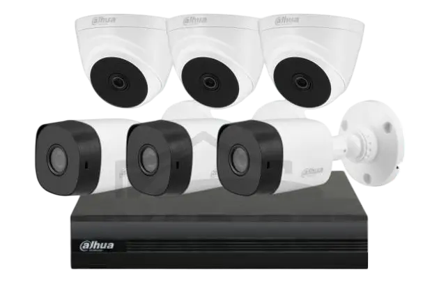 Dahua DVR + 6 Kamera