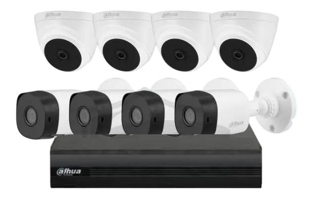 Dahua DVR + 8 Kamera
