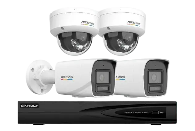 Hikvision 4 Kamera - ColorVu