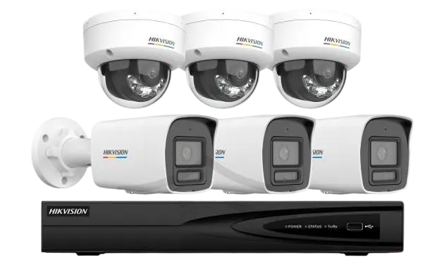 Hikvision 6 Kamera - ColorVu