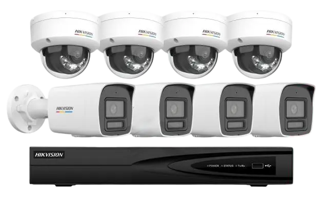 Hikvision 8 Kamera - ColorVu