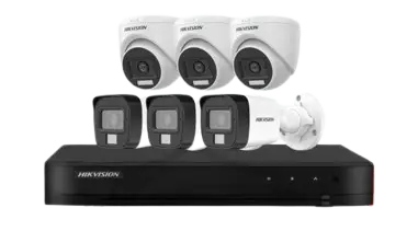 Hikvision DVR + 6 Kamera